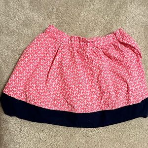 Girls nautical pink skirt